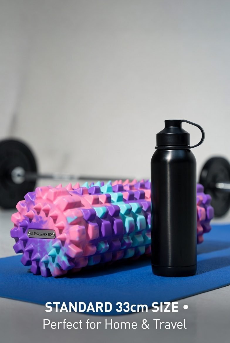 Pro Yoga Foam Roller (L) | Deep Tissue Massage & Muscle Recovery | AlphagearX BD - Image 2