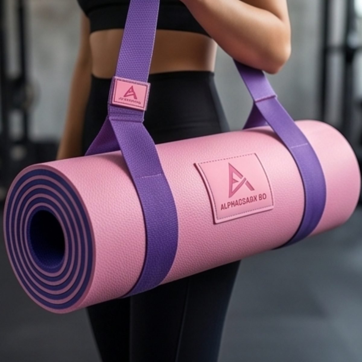 ½-Inch Extra Thick Premium Yoga Mat for Ultimate Comfort | AlphagearX BD - Image 4