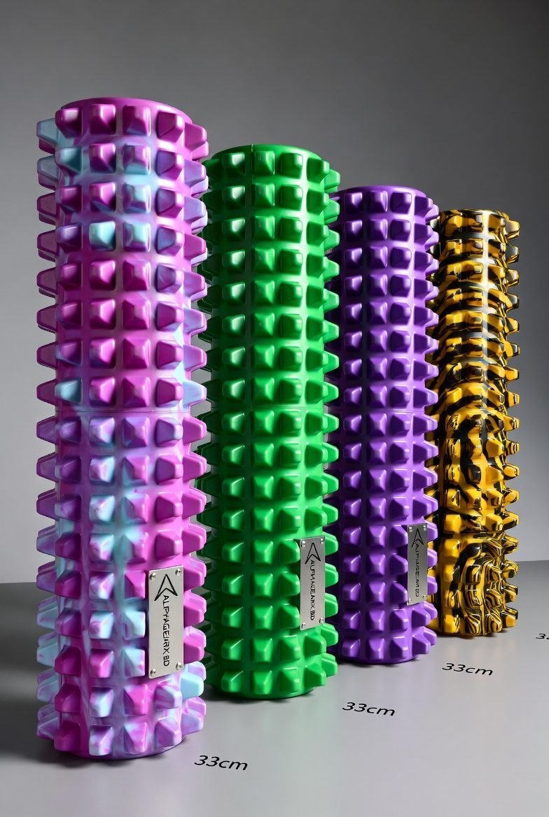 Pro Yoga Foam Roller (L) | Deep Tissue Massage & Muscle Recovery | AlphagearX BD - Image 6