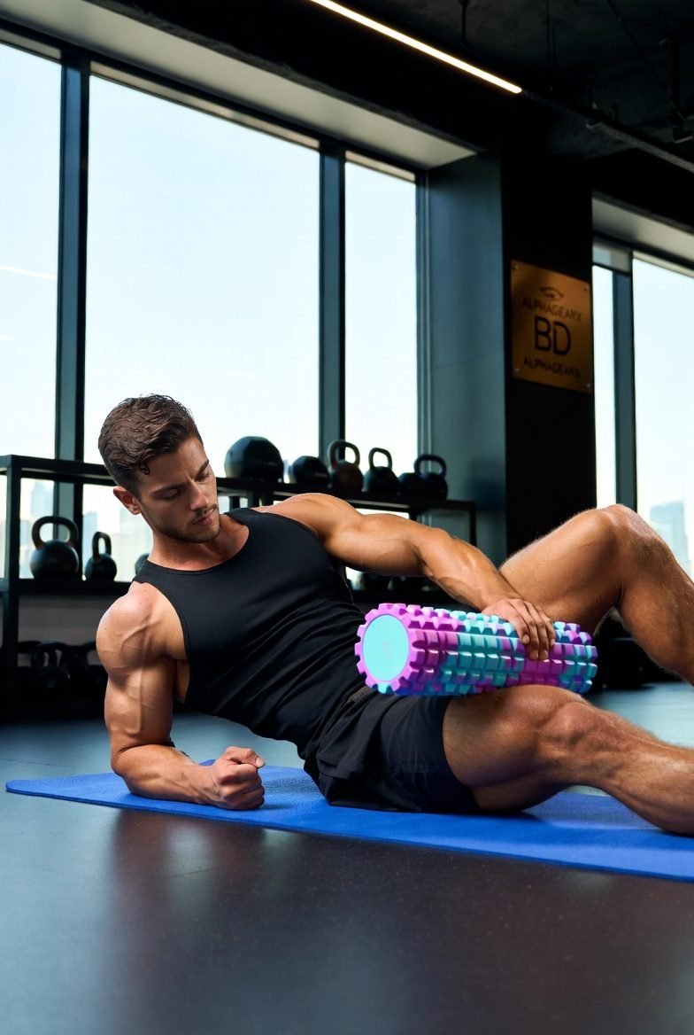Pro Yoga Foam Roller (L) | Deep Tissue Massage & Muscle Recovery | AlphagearX BD - Image 11