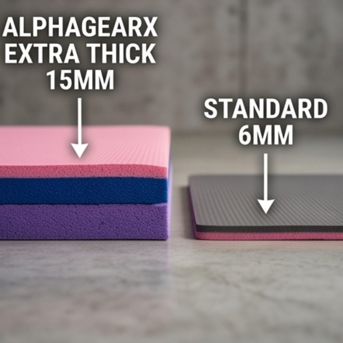 ½-Inch Extra Thick Premium Yoga Mat for Ultimate Comfort | AlphagearX BD - Image 12